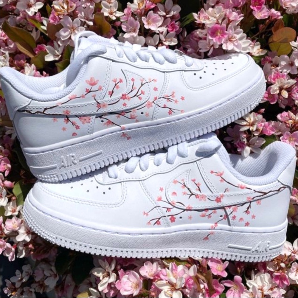 Custom Cherry Blossom Air Force 1